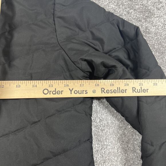 Patagonia Reversible Snow Flower Jacket Girls XXL Fleece Water Repellent Black - Picture 10 of 12